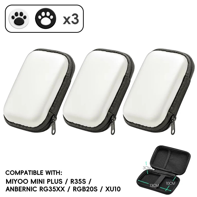 Data Frog Protable Bag for RG35XX Plus Case for ANBERNIC RG35XX FUND Cover Case for R36S R35S Accessories for Miyoo mini Plus
