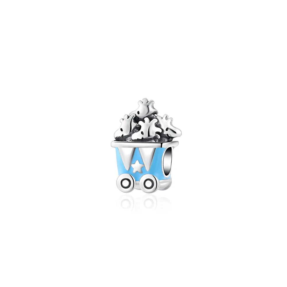 MINISO NPEANUTS@ Snoopy Charlie Brown Linus Van Pelt Peppermint Patty Pendant Original 925 Silver Charm Fit Bracelet For Women