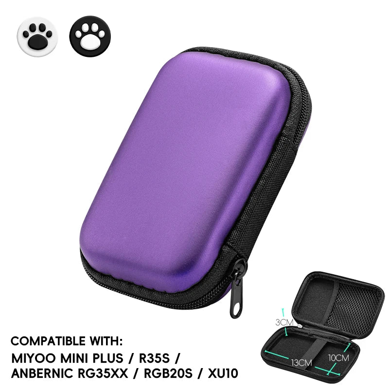 Data Frog Protable Bag for RG35XX Plus Case for ANBERNIC RG35XX FUND Cover Case for R36S R35S Accessories for Miyoo mini Plus