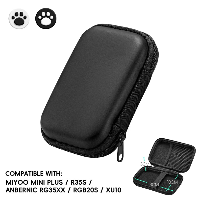 Data Frog Protable Bag for RG35XX Plus Case for ANBERNIC RG35XX FUND Cover Case for R36S R35S Accessories for Miyoo mini Plus