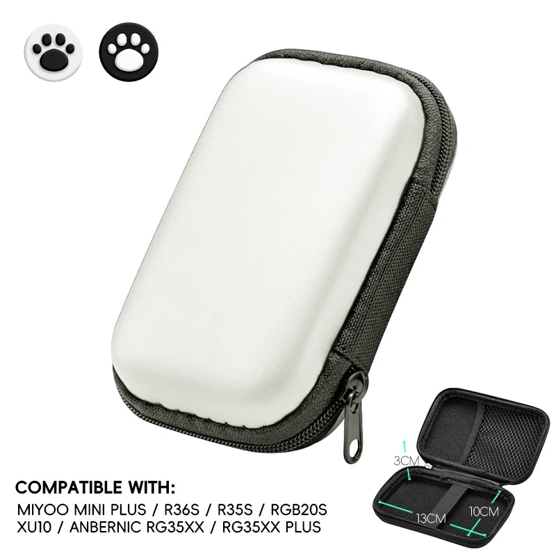 Data Frog Protable Bag for RG35XX Plus Case for ANBERNIC RG35XX FUND Cover Case for R36S R35S Accessories for Miyoo mini Plus